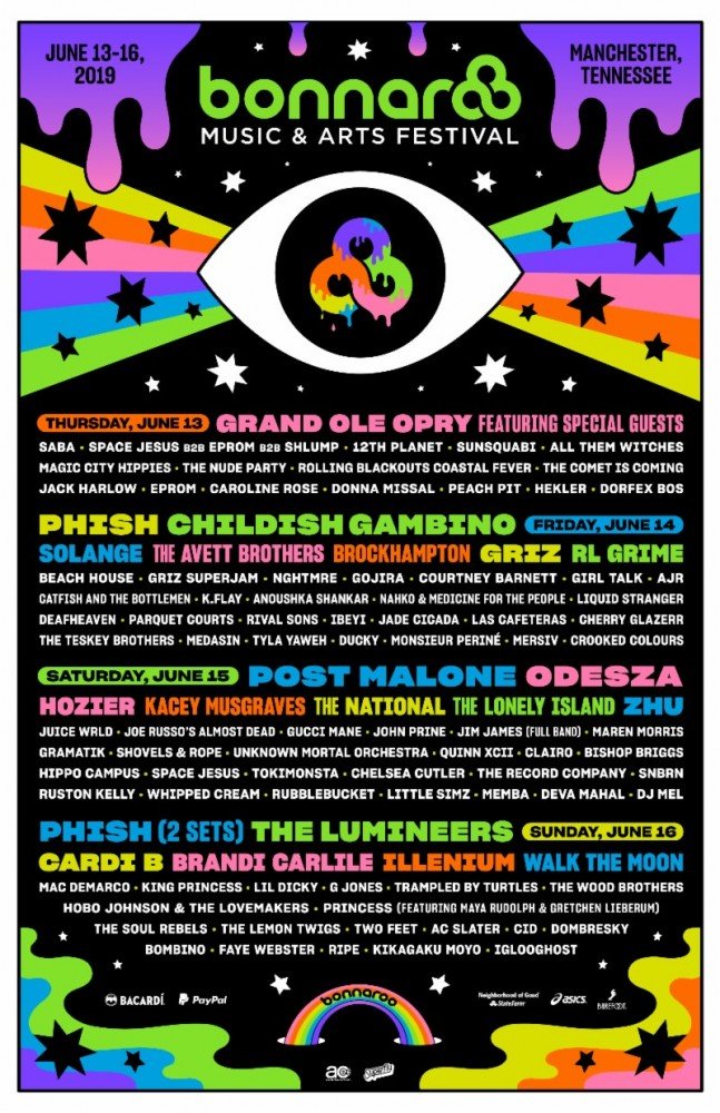 Bonnaroo Music and Arts Festival 2019 at Great Stage Park (Tennessee)