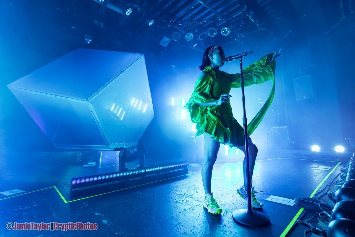 English singer-songwriter Charli XCX performing at The Commodore Ballroom in Vancouver, BC on October 5th, 2019.